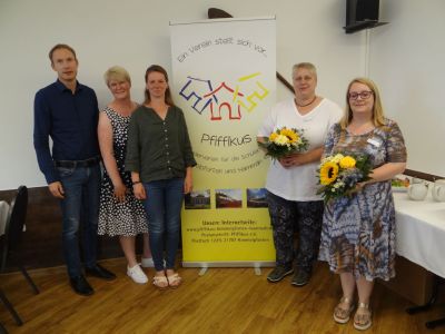 Danke-Schön an die 1. Vorsitzende und 2. Vorsitzende des Pfiffikus e.V.