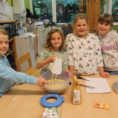 Zum Abschluss der Ferien selbstgebackener Kuchen