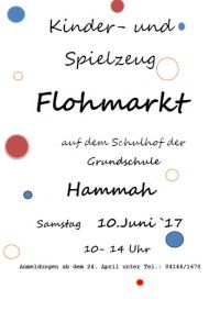 Kinder- und Spielzeug-Flohmarkt am 10. Juni 2017